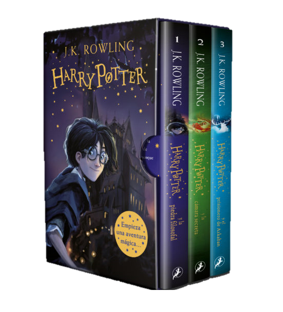 estuche de los tres primeros libros